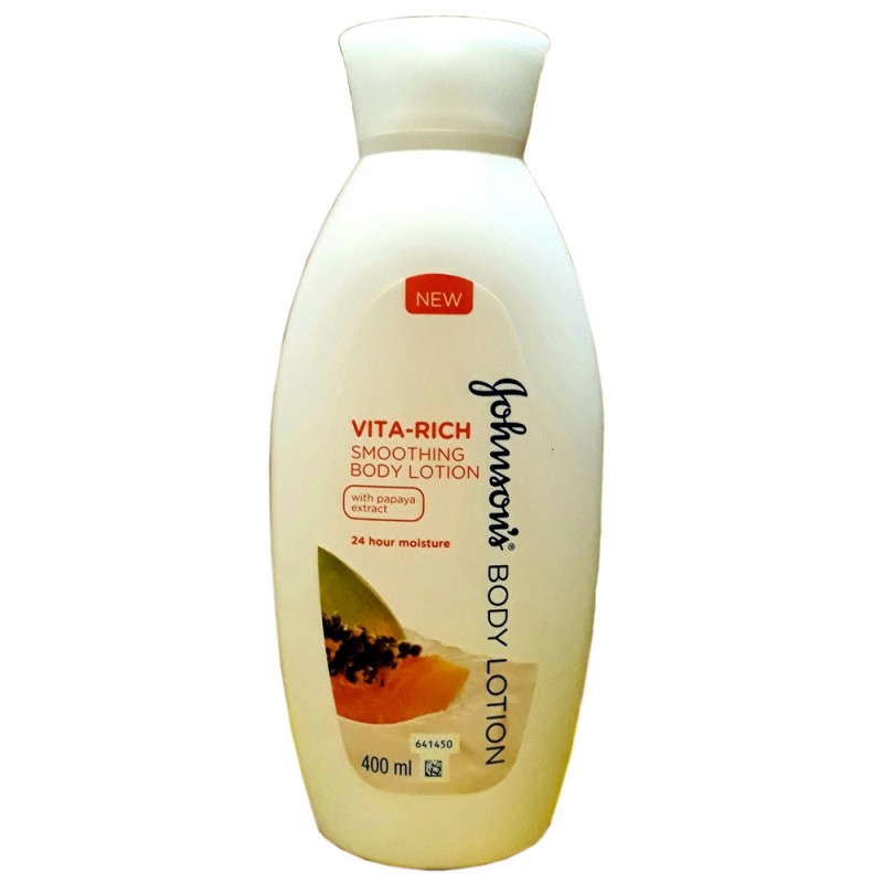 Johnsons Vr Smooth Papaya Body Lotion 400ml 3pcs